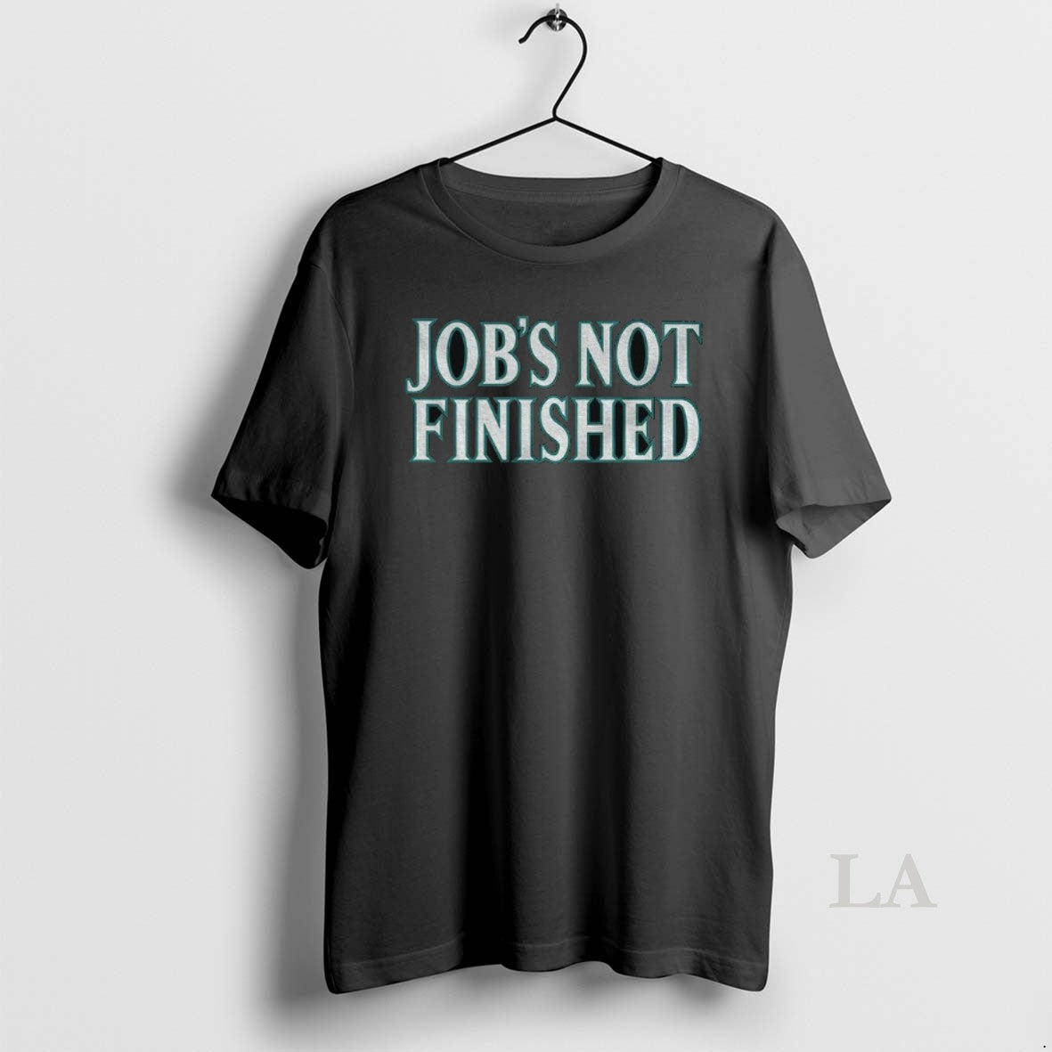 Original Cal Raleigh Seattle Mariners Wearing Jobs Not Finished