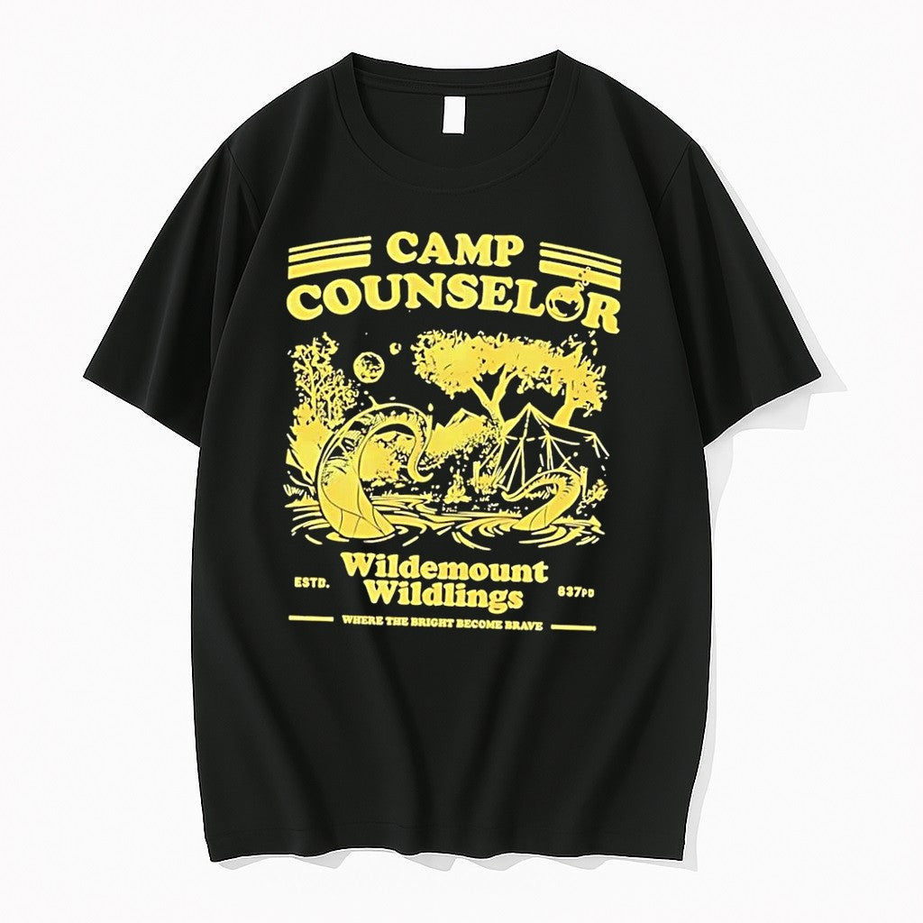 Original Camp Counselors Wildemount Wildlings Black Tshirts Jpg