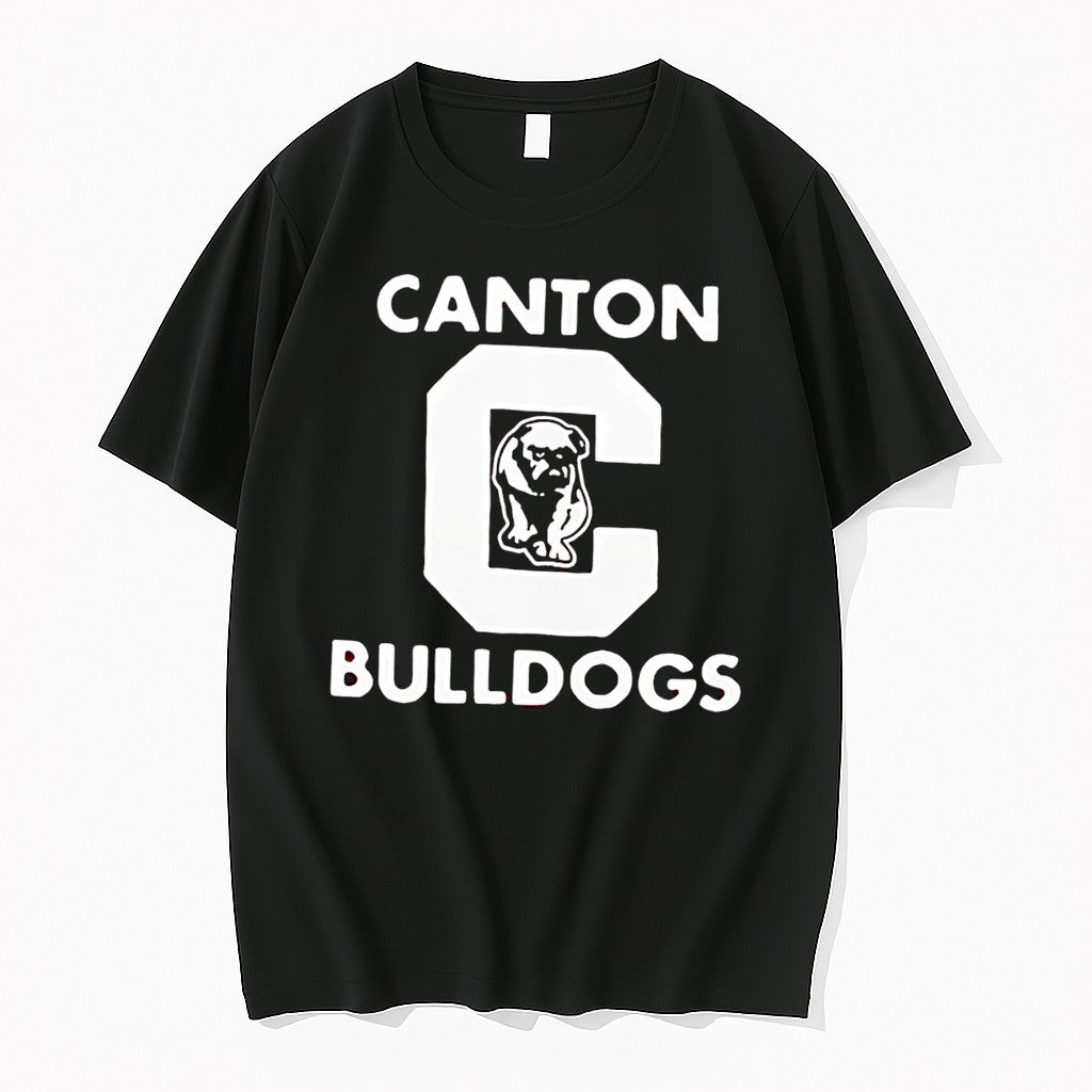 Original Canton Bulldogs Apparel Canton Bulldogs Black Tshirts Jpg