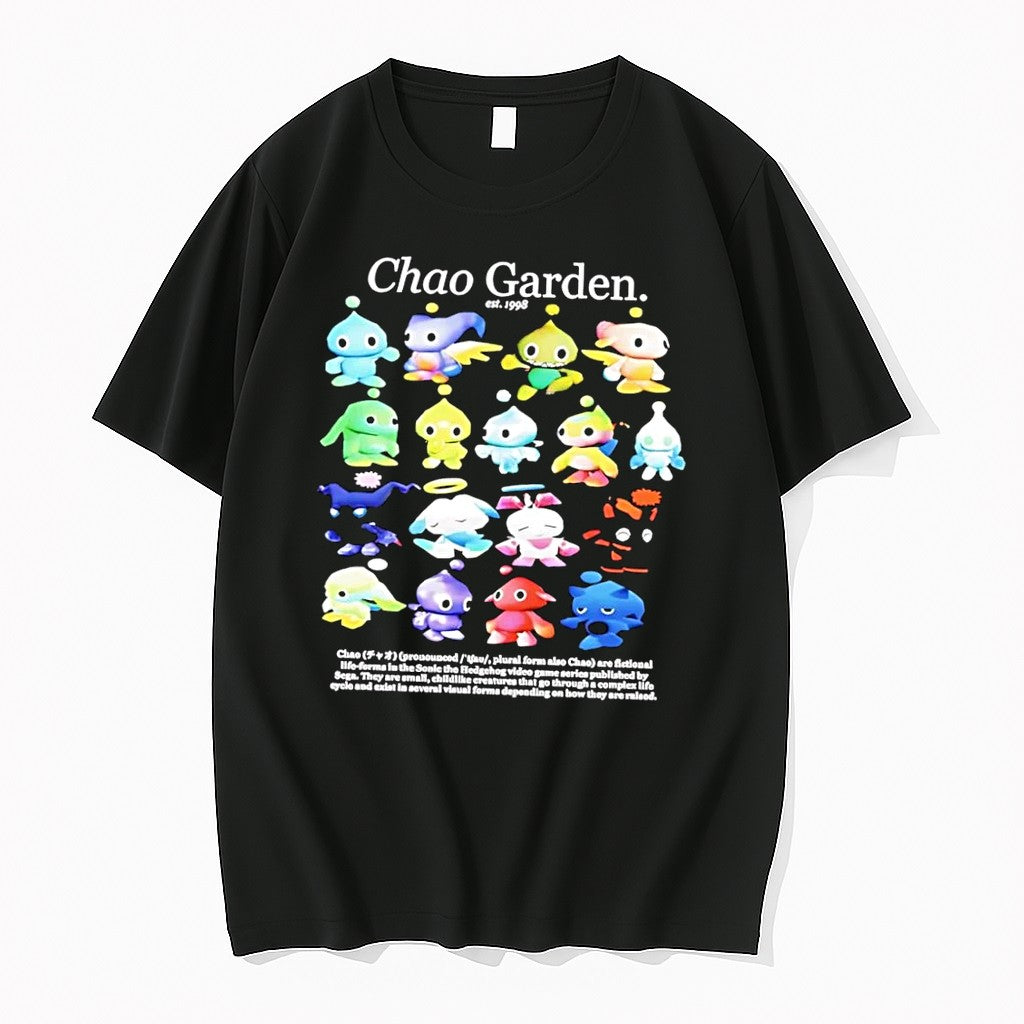 Original Chao Garden Est 1998 Inhabitants Black Tshirts Jpg