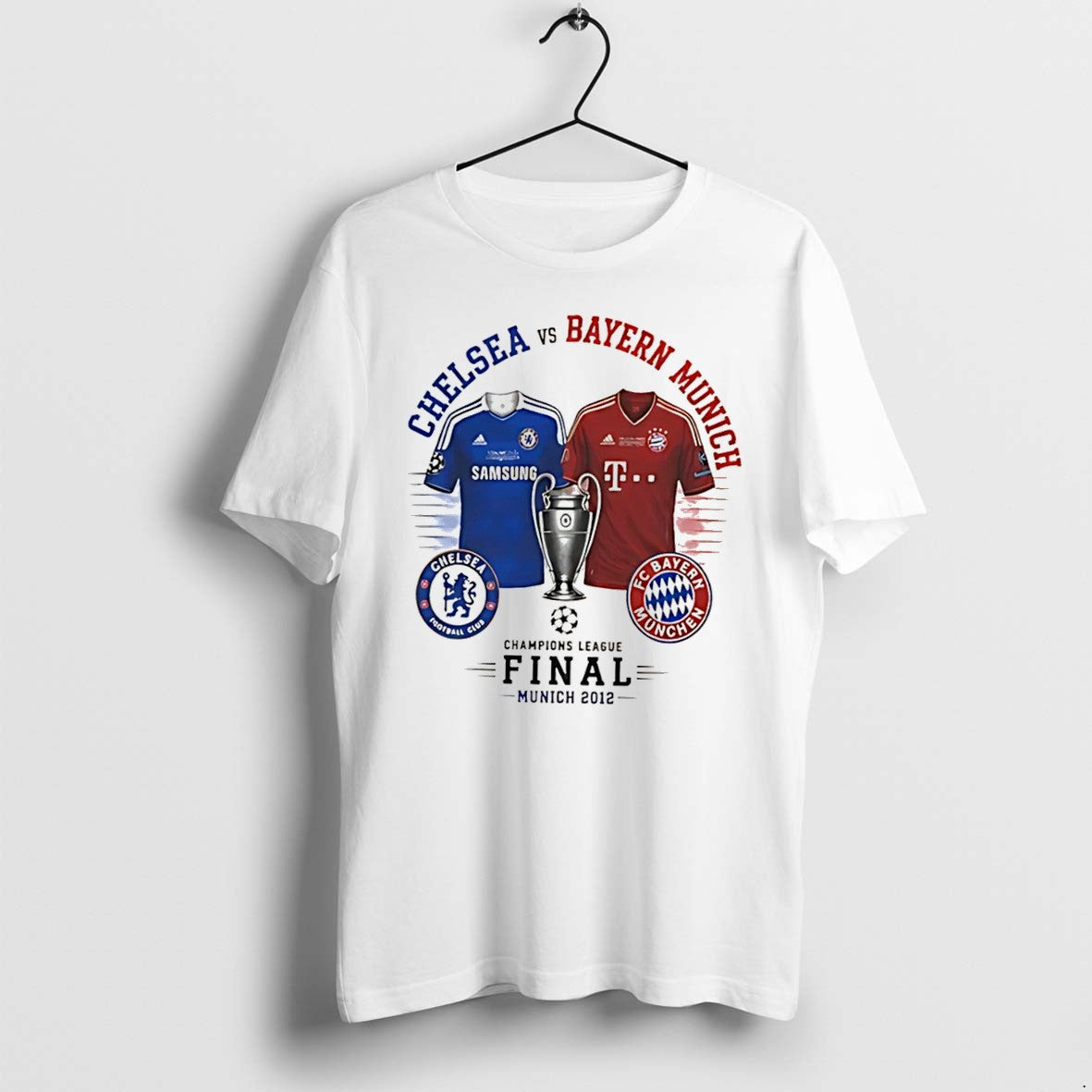Original Chelsea Vs Bayern Munich Champions League Final Munich 2021 Tee Tshirts
