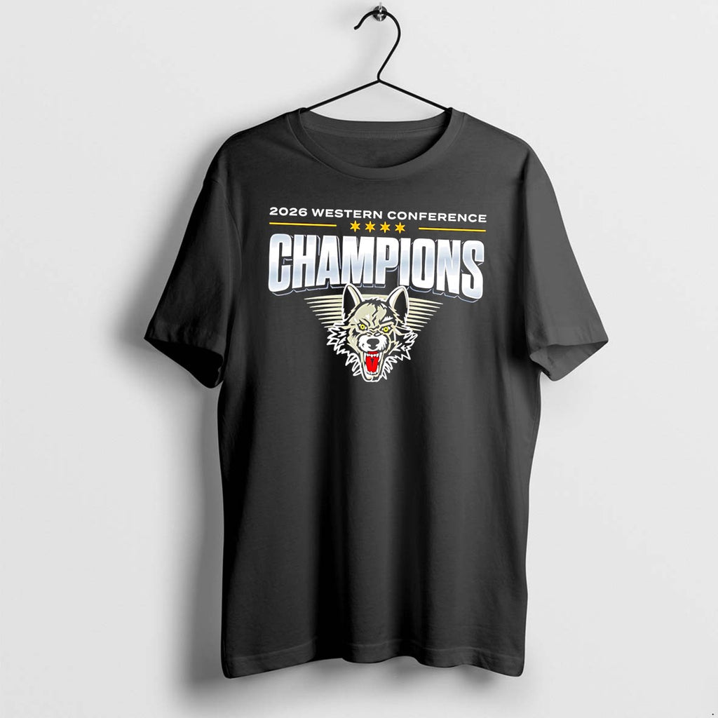 Original Chicago Wolves 2026 Western Conference Champions Tee Tshirts Jpg