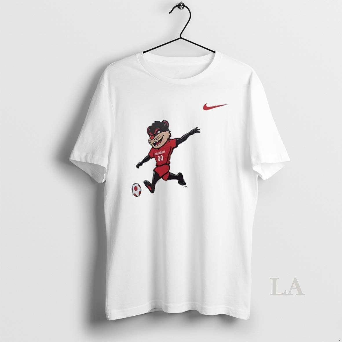 Original Cincinnati Bearcats Mascot Playing Soccer Circle T-Shirts, Hoodie, Sweatshirt | PrintMintTees.com
