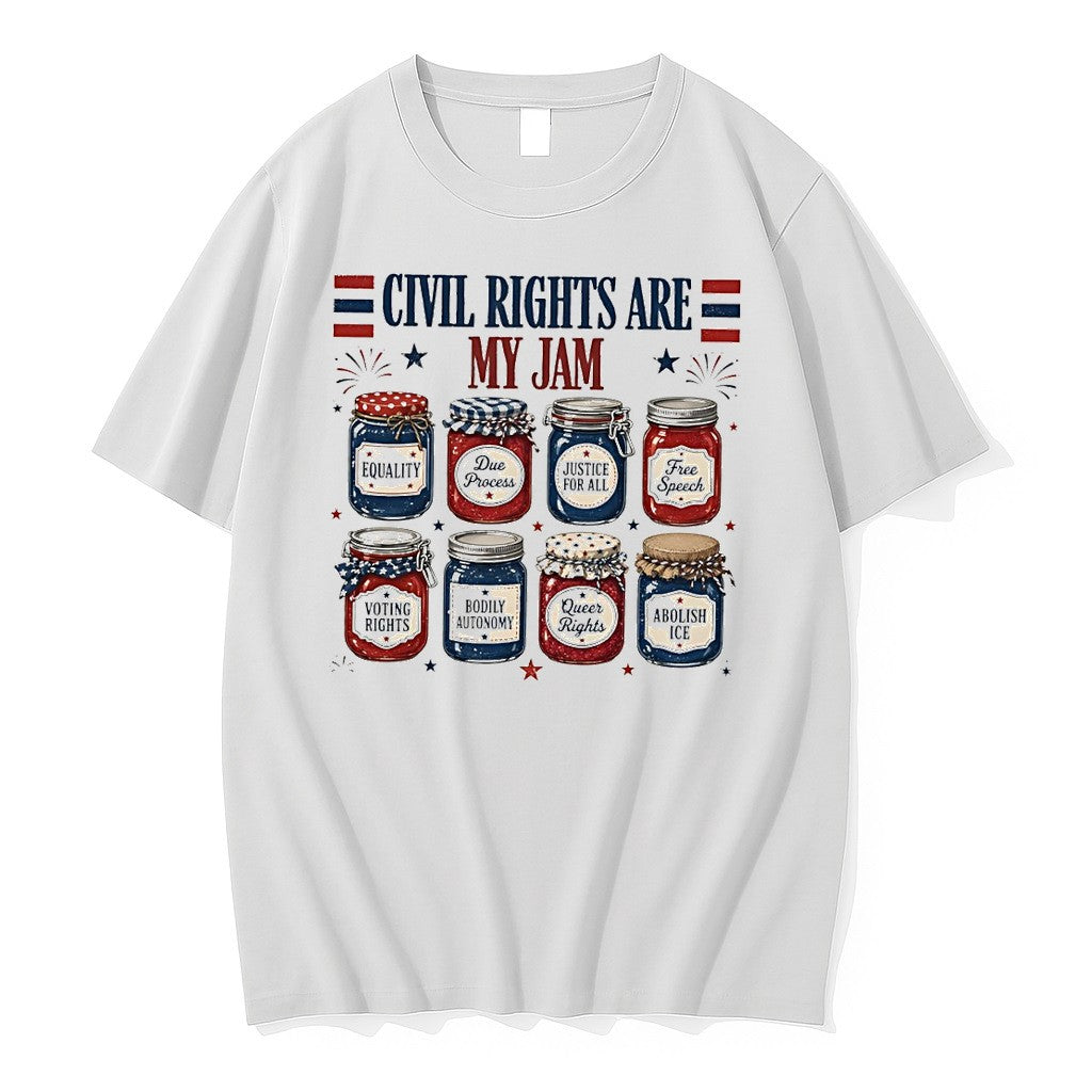Original Civil Rights Are My Jam Liberal Values Fourth Of July Tshirts Jpg