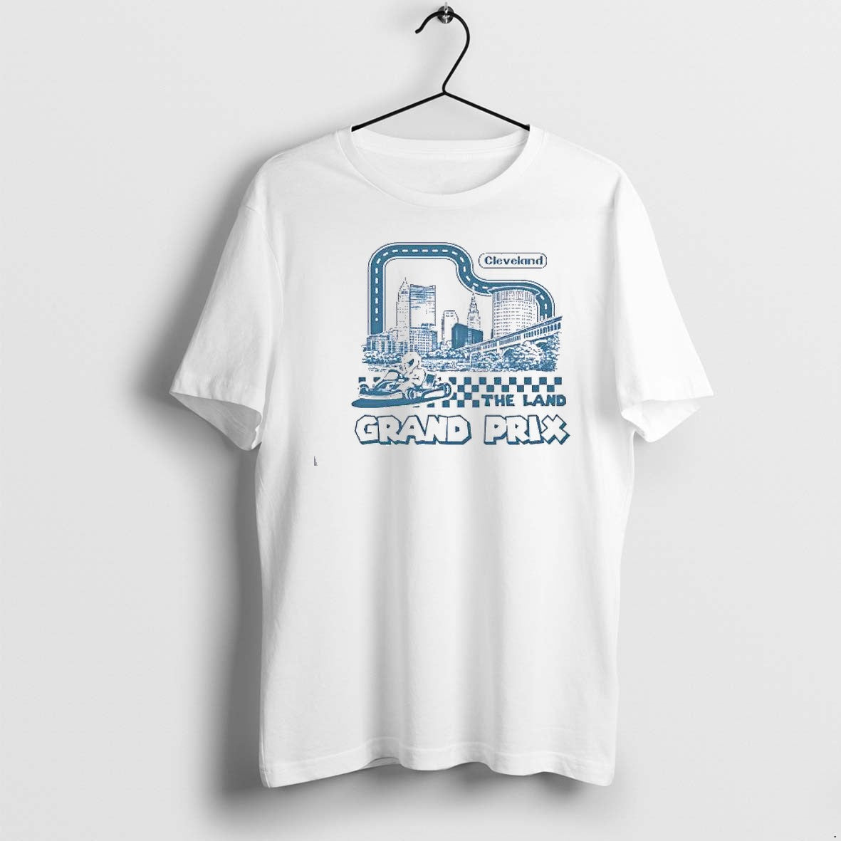 Original Cleveland The Land Grand Prix Go Kart Racing Tshirts Jpg