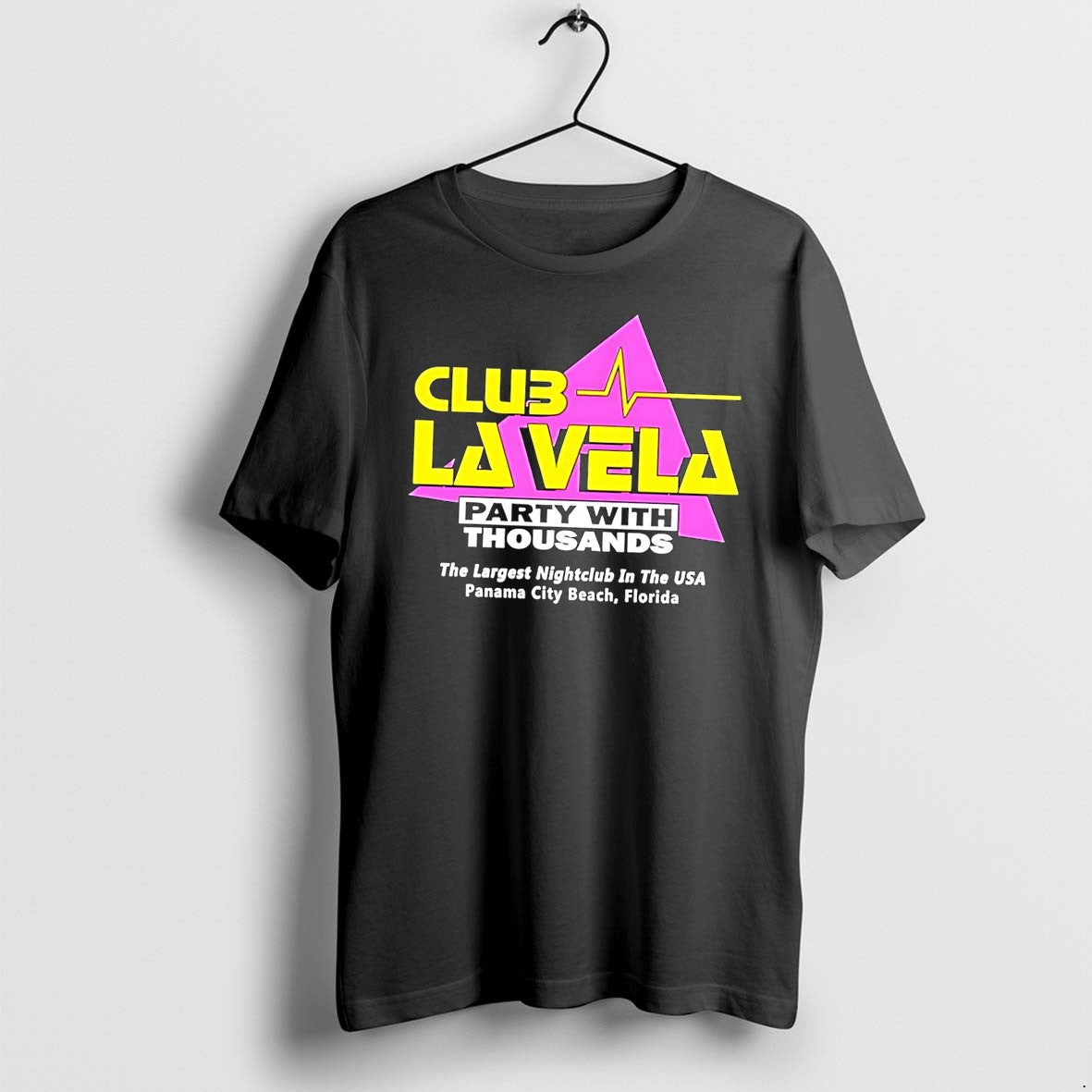 Original Club La Vela Party With Thousands Black Tshirts Jpg