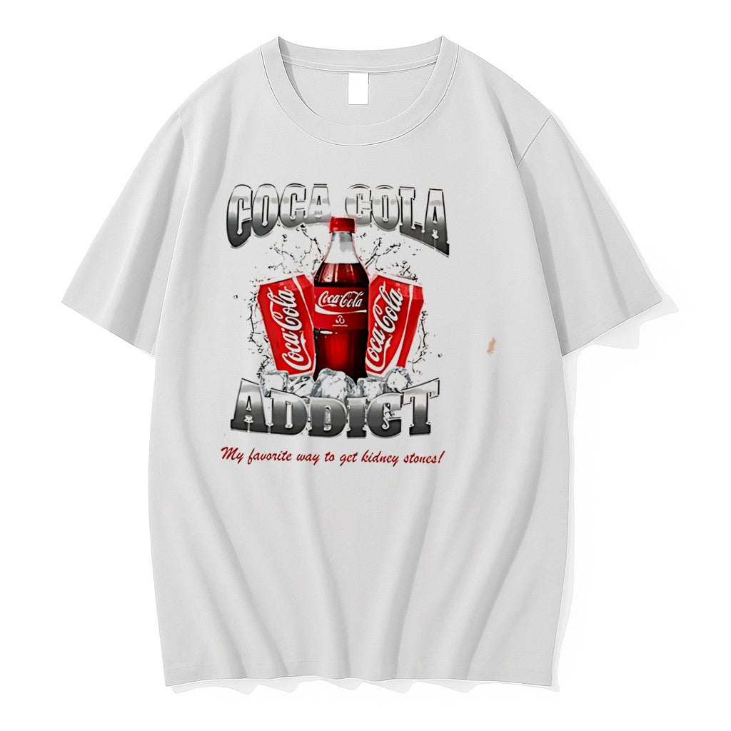 Original Coca Cola Addict My Favorite Way To Get Kidney Stones Tee Tshirts Jpg