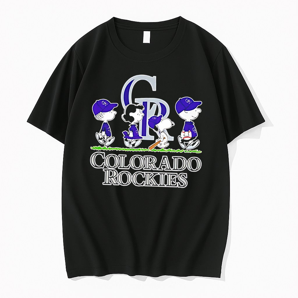 Original Colorado Rockies Peanuts Abbey Road Tee Tshirts Jpg
