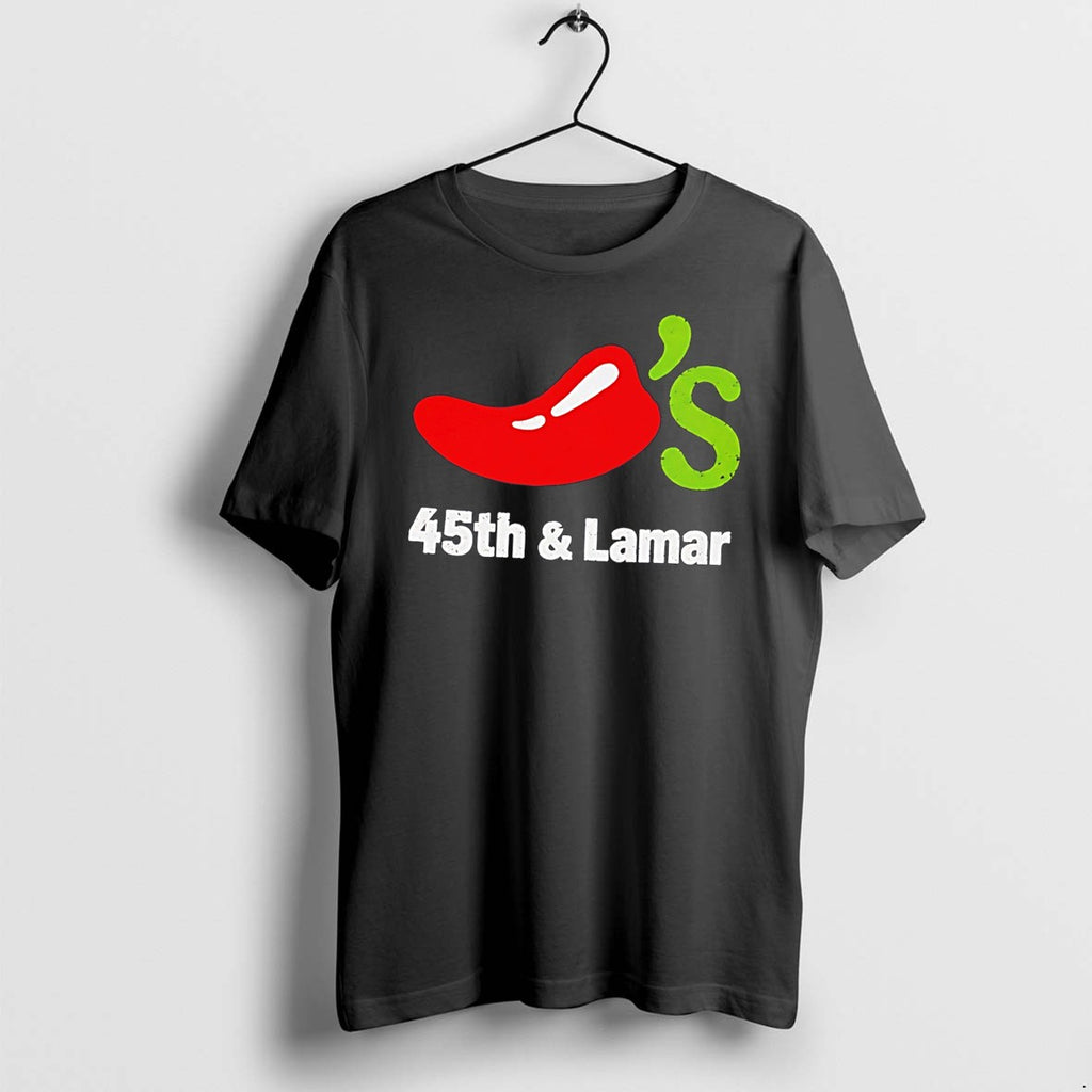 Original Comedian Shane Gillis Austin Chilis 45th And Lamar Tee Tshirts Jpg