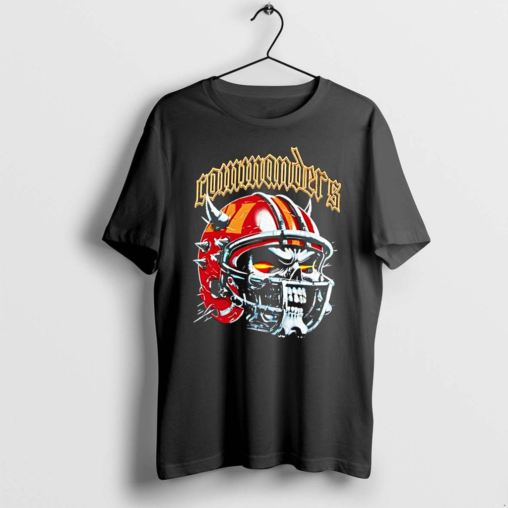 Original Commanders Skull Helmet Black Tshirts Jpg