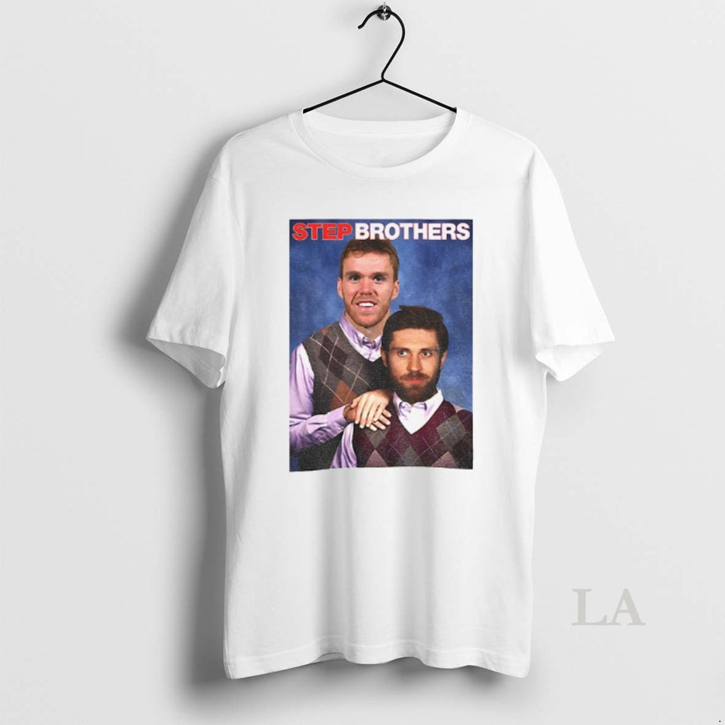 Original Connor Mcdavid Leon Draisaitl Step Brothers Funny Graphic T-Shirts, Hoodie, Sweatshirt | PrintMintTees.com