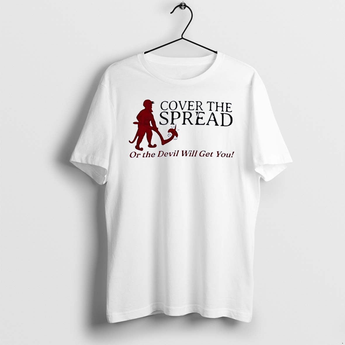Original Cover The Spread Or The Devil Will Get You White Tshirts Jpg