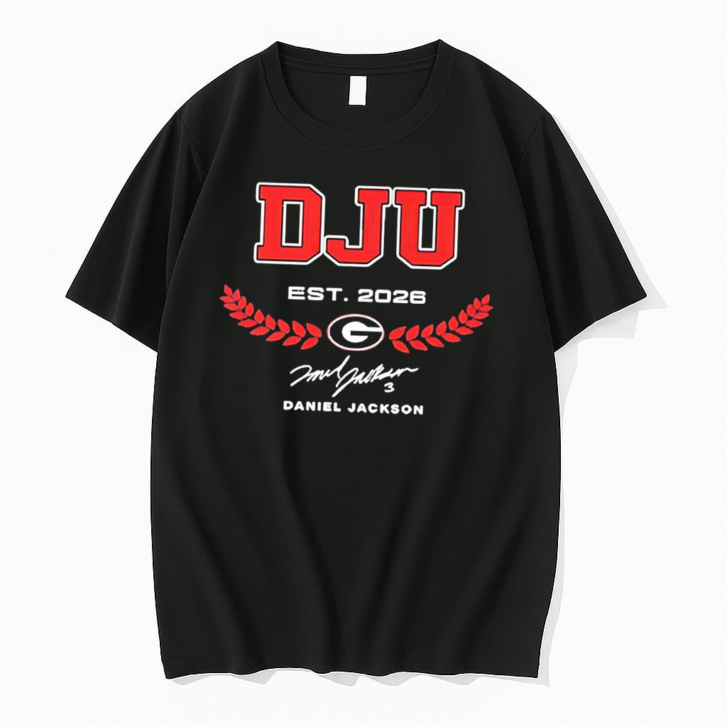 Original Dju Daniel Jackson Georgia Baseball Signature Tee Tshirts Jpg