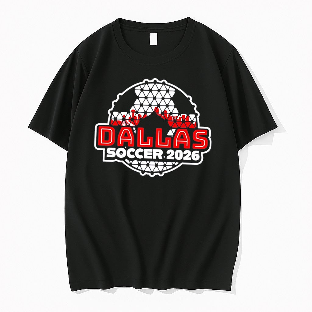Original Dallas Soccer 2026 Skyline Logo Tee Tshirts Jpg