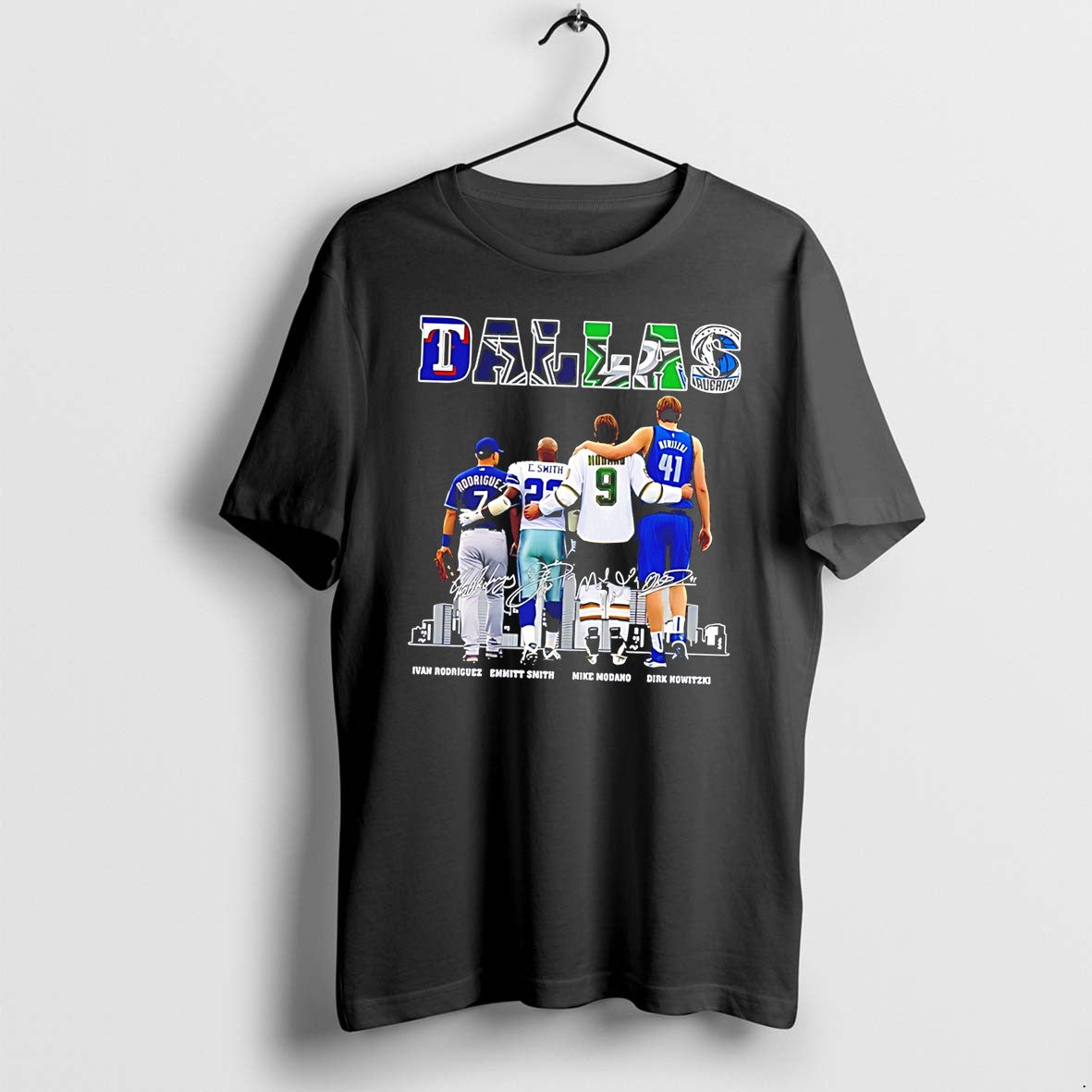 Original Dallas Sports Members Skyline Signature Tee Tshirts Jpg
