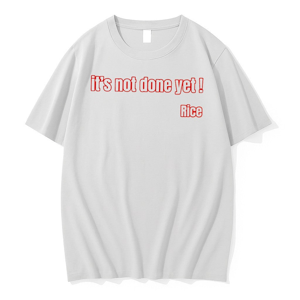 Original Declan Rice Arsenal Its Not Done Yet London Football Fan Art Tee Tshirts