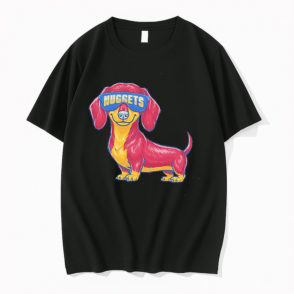 Original Denver Nuggets Dachshund Dog Cartoon Tee Tshirts Jpg