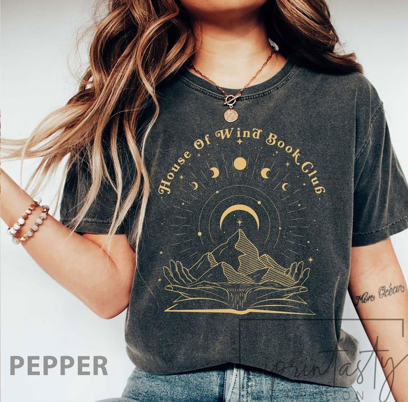 Original House Wind Book Club ACOTAR Art Sarah J Maas Night Court Sarah J Maas T-Shirts, Hoodie, Sweatshirt
