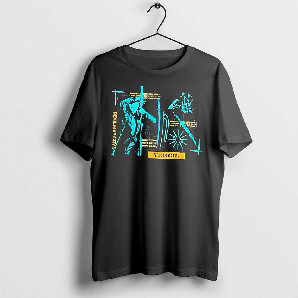 Original Devil May Cry 5 Vergil Pullover Classic Black Tshirts Jpg