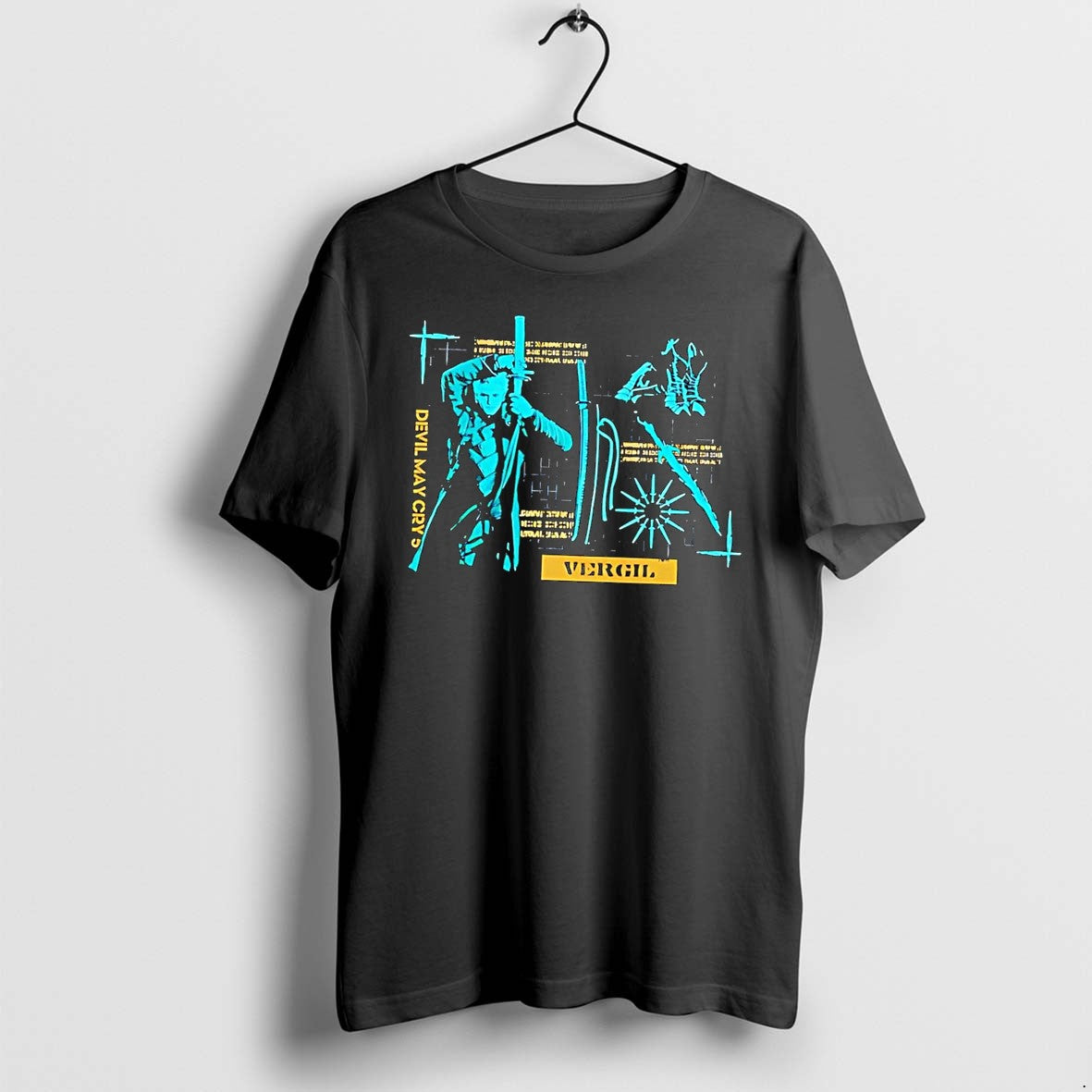 Original Devil May Cry 5 Vergil Pullover Classic Black Tshirts Jpg