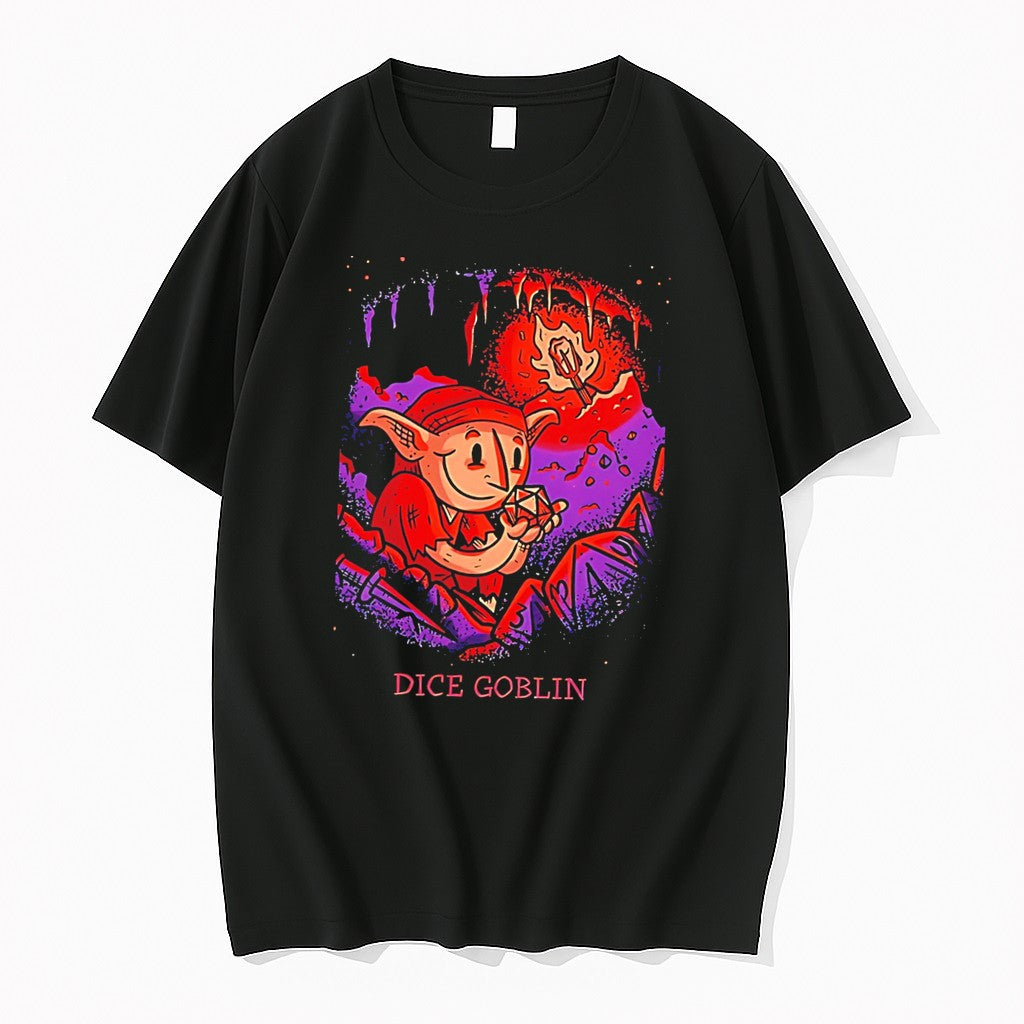 Original Dice Goblin Illustration Tee Tshirts Jpg