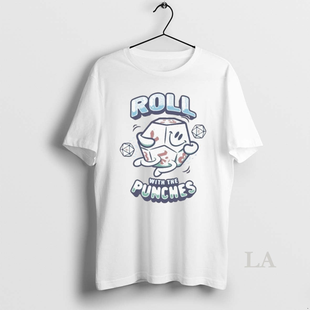 Original Dungeons Dragons Dice Roll With The Punches T-Shirts, Hoodie, Sweatshirt | PrintMintTees.com