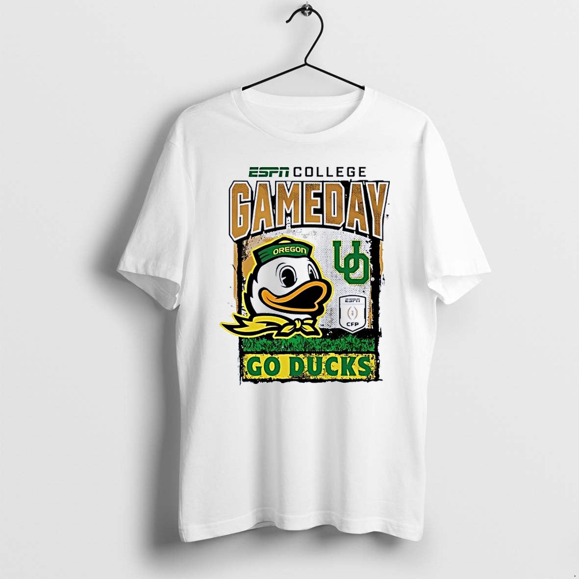 Original Espn College Gameday Oregon Ducks Go White Tshirts Jpg