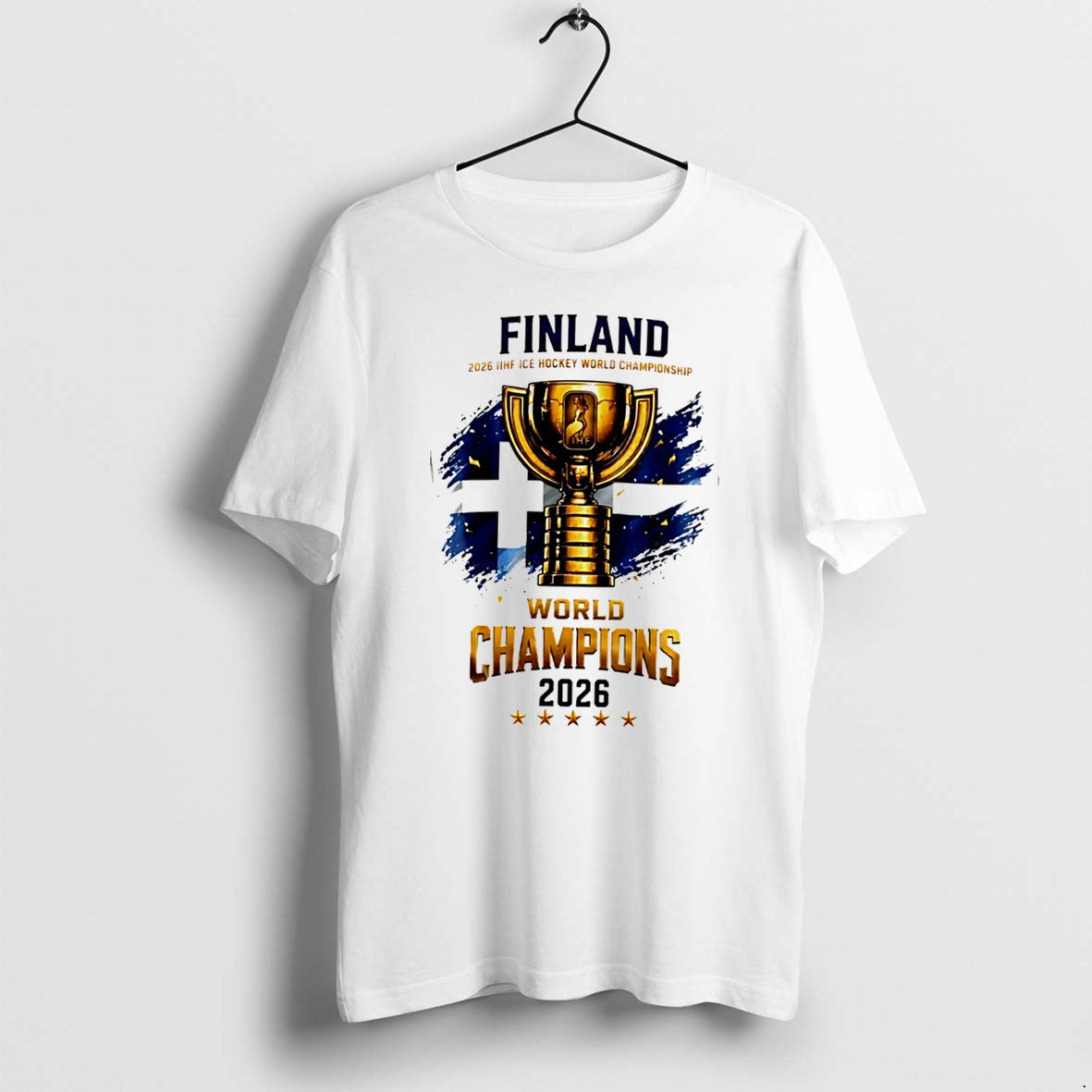 Original Findland 2026 Iihf Ice Hockey World Champions Trophy Tee Tshirts Jpg
