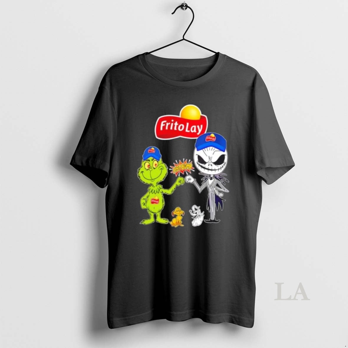 Original Frito Lay X Grinch And Jack Skellington Fist Bump Uniwilling Friends