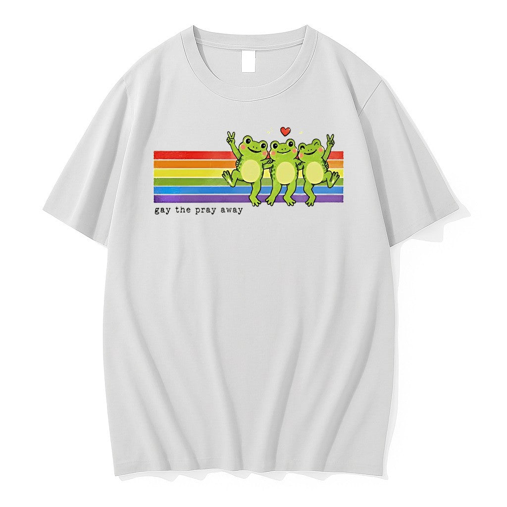 Original Frogs Rainbow Gay The Pray Away Pride Month Tshirts Jpg