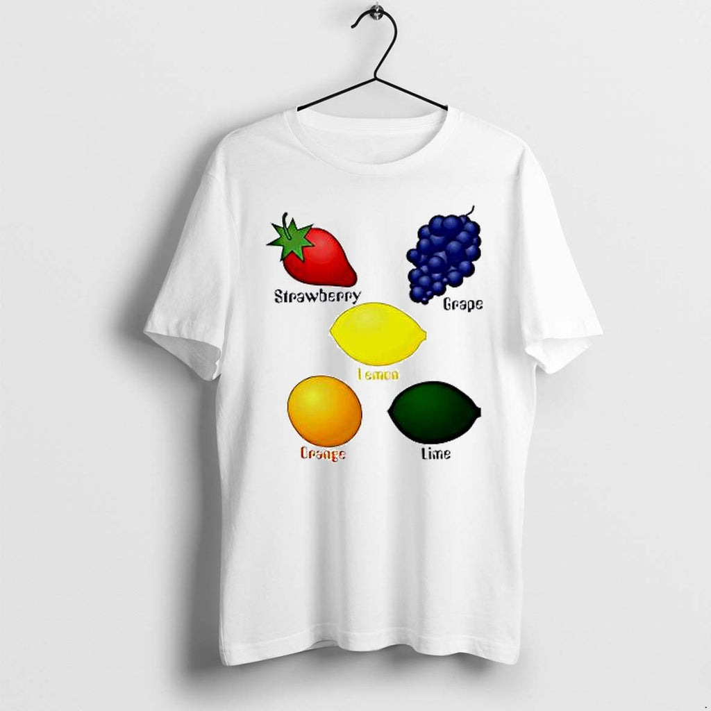 Original Fruit Collection Strawberry Grape Lemon Orange Lime Tshirts Jpg