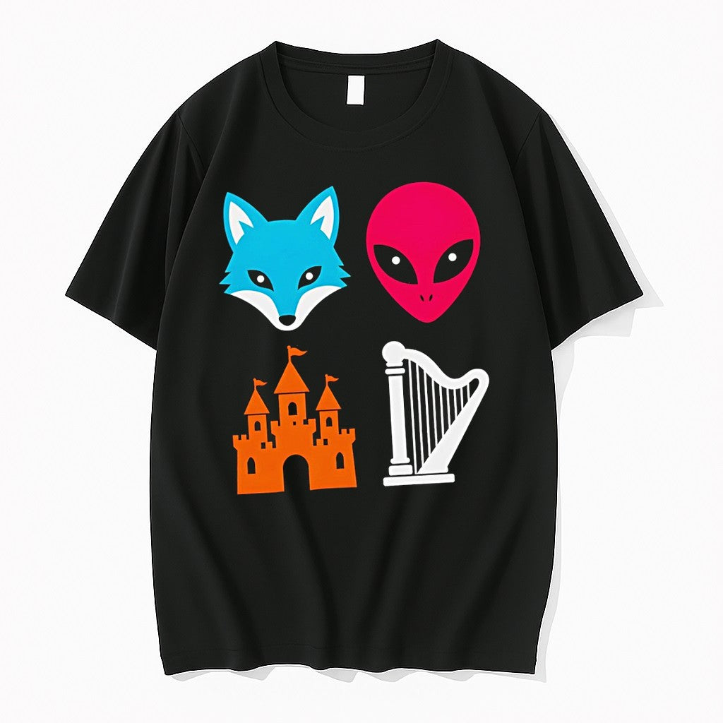 Original Funny Spurs Fox Alien Castle Harper Basketball Meme Tshirts Jpg