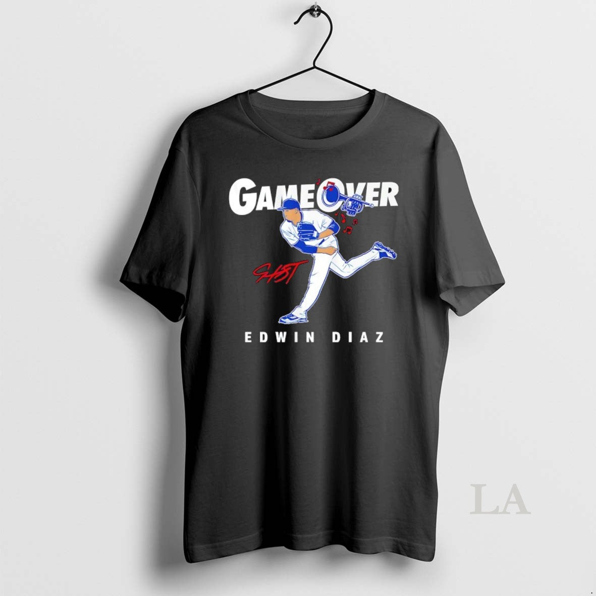 Original Game Over Edwin Diaz Los Angeles Dodgers Signature T-Shirts, Hoodie, Sweatshirt | PrintMintTees.com