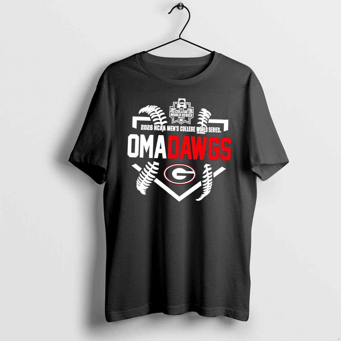 Original Georgia Bulldogs Baseball Ncaa Mens College World Series 2026 Omadawgs Tee Tshirts