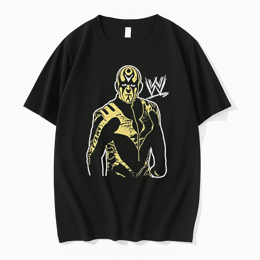 Original Goldust Wwe Distressed Portrait Wrestling Black Tshirts Jpg