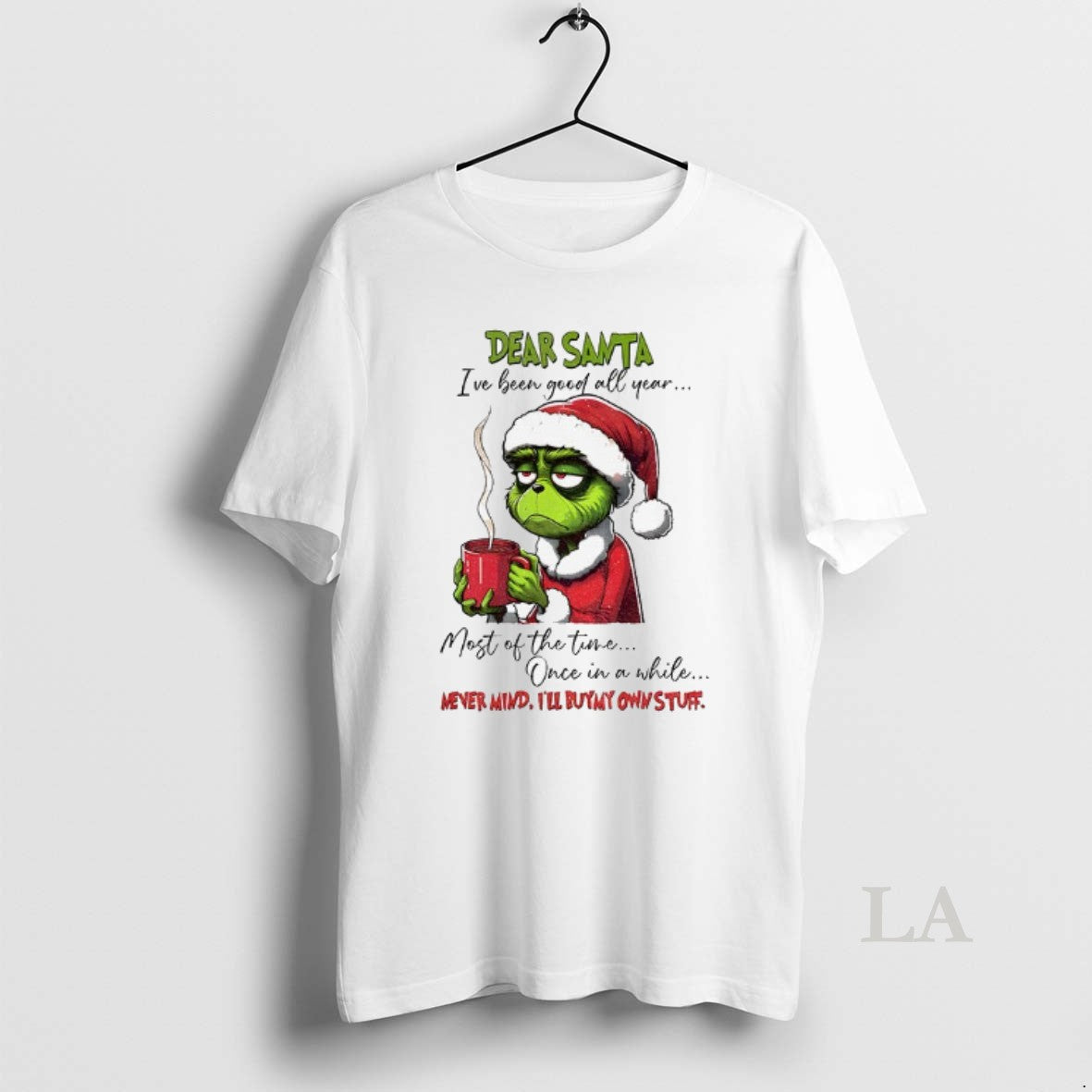 Original Grinch Santa Ive Been Good All Year Most Of The Time Once In T-Shirts, Hoodie, Sweatshirt | PrintMintTees.com