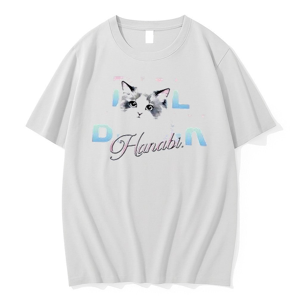 Original Hanabi Ragdoll Cat Dial Back Tshirts Jpg