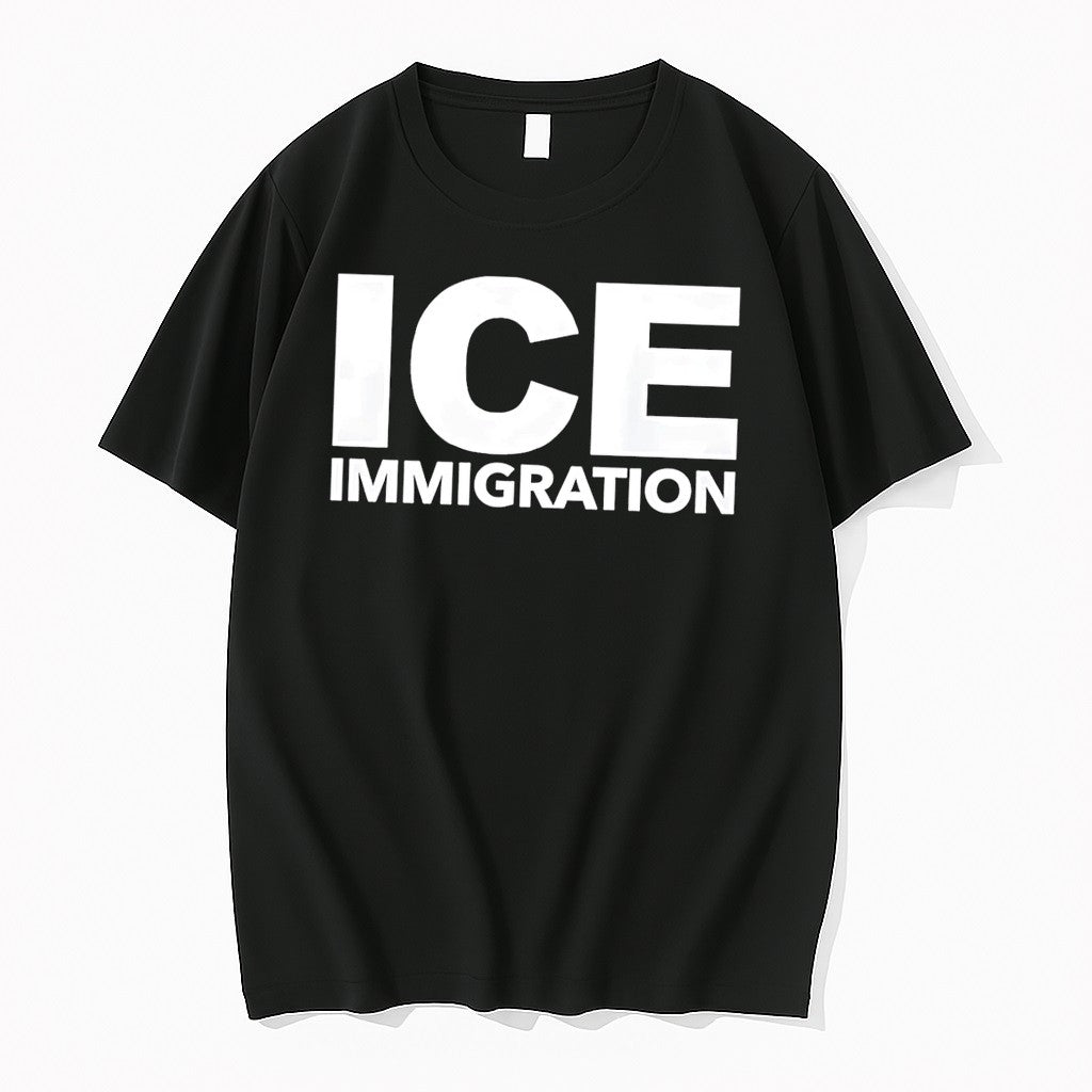 Original Ice Immigration Black Tshirts Jpg