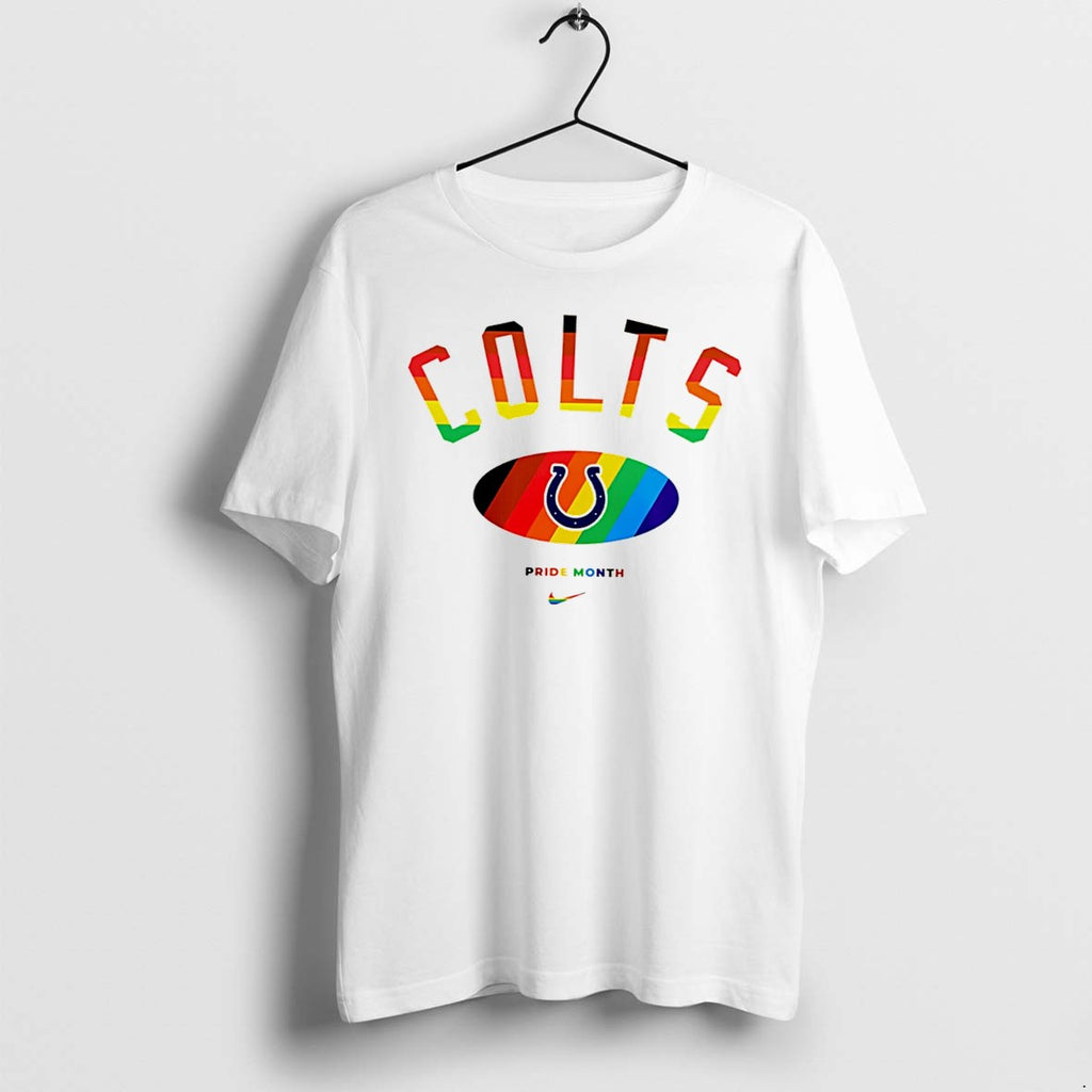 Original Indianapolis Colts Pride Month Rainbow Logo Tee Tshirts Jpg