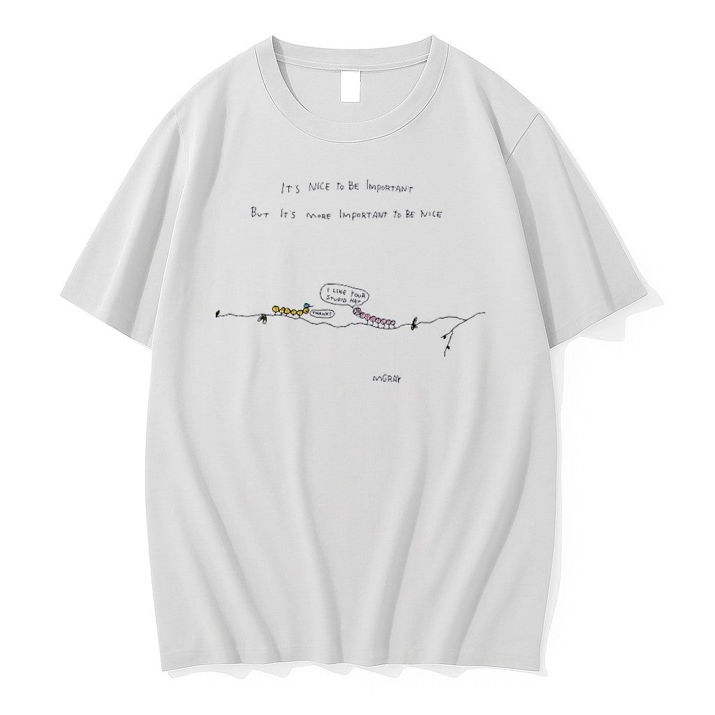 Original Its Nice To Be Important But Its More Important To Be Nice Tshirts Jpg