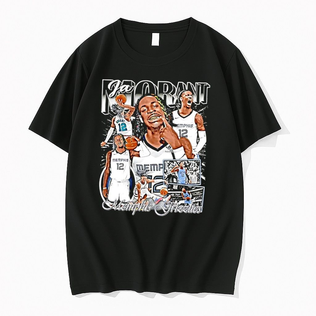 Original Ja Morant Memphis Grizzlies Black Tshirts Jpg