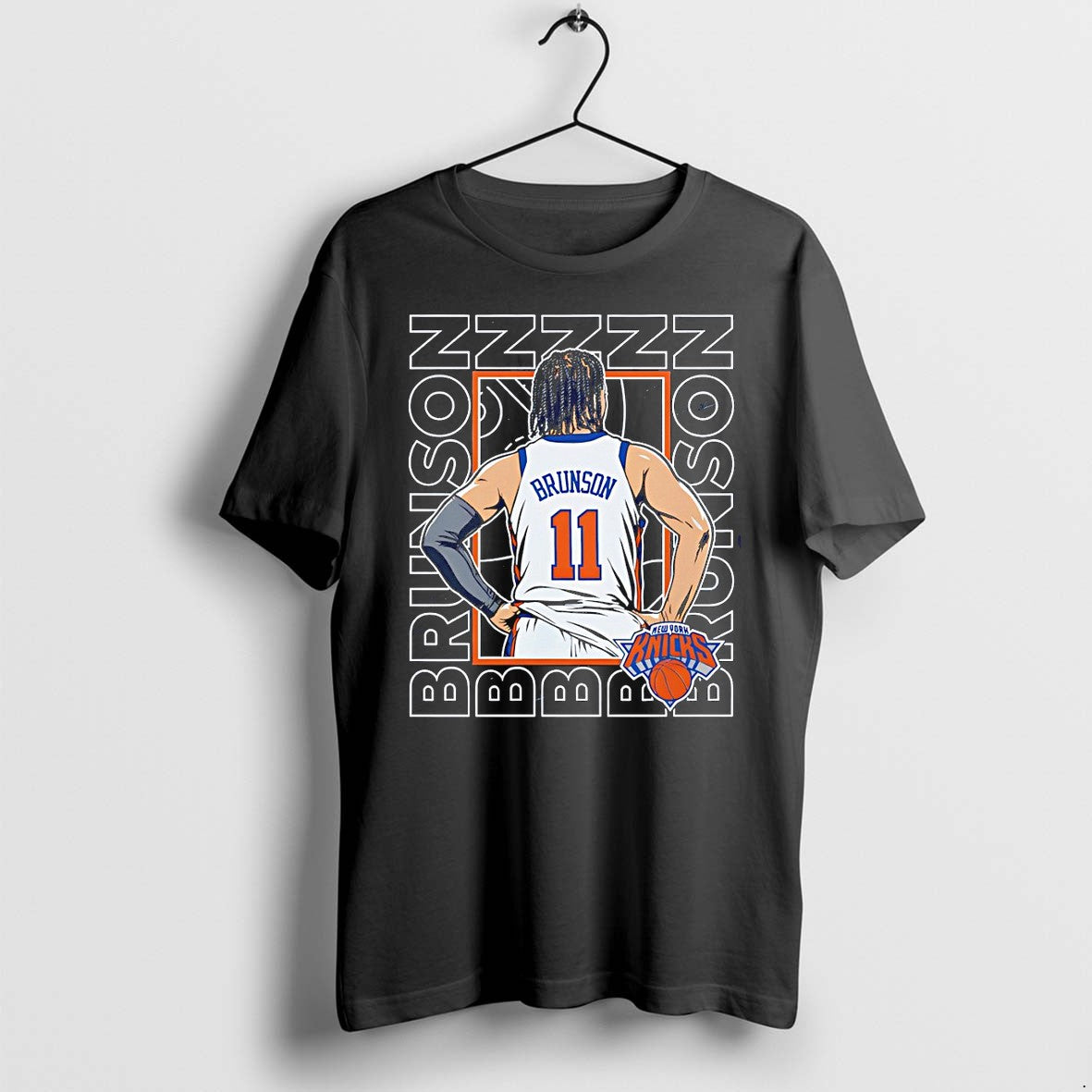Original Jalen Brunson New York Knicks Basketball Jersey With Name And Number 11 Tshirts