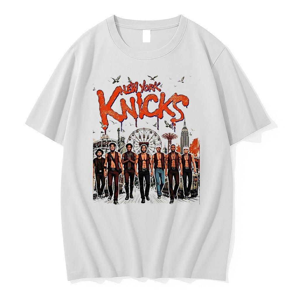 Original Jalen Brunson New York Knicks Basketball Players Team Collage New York Knicks Sleeveless Tshirts