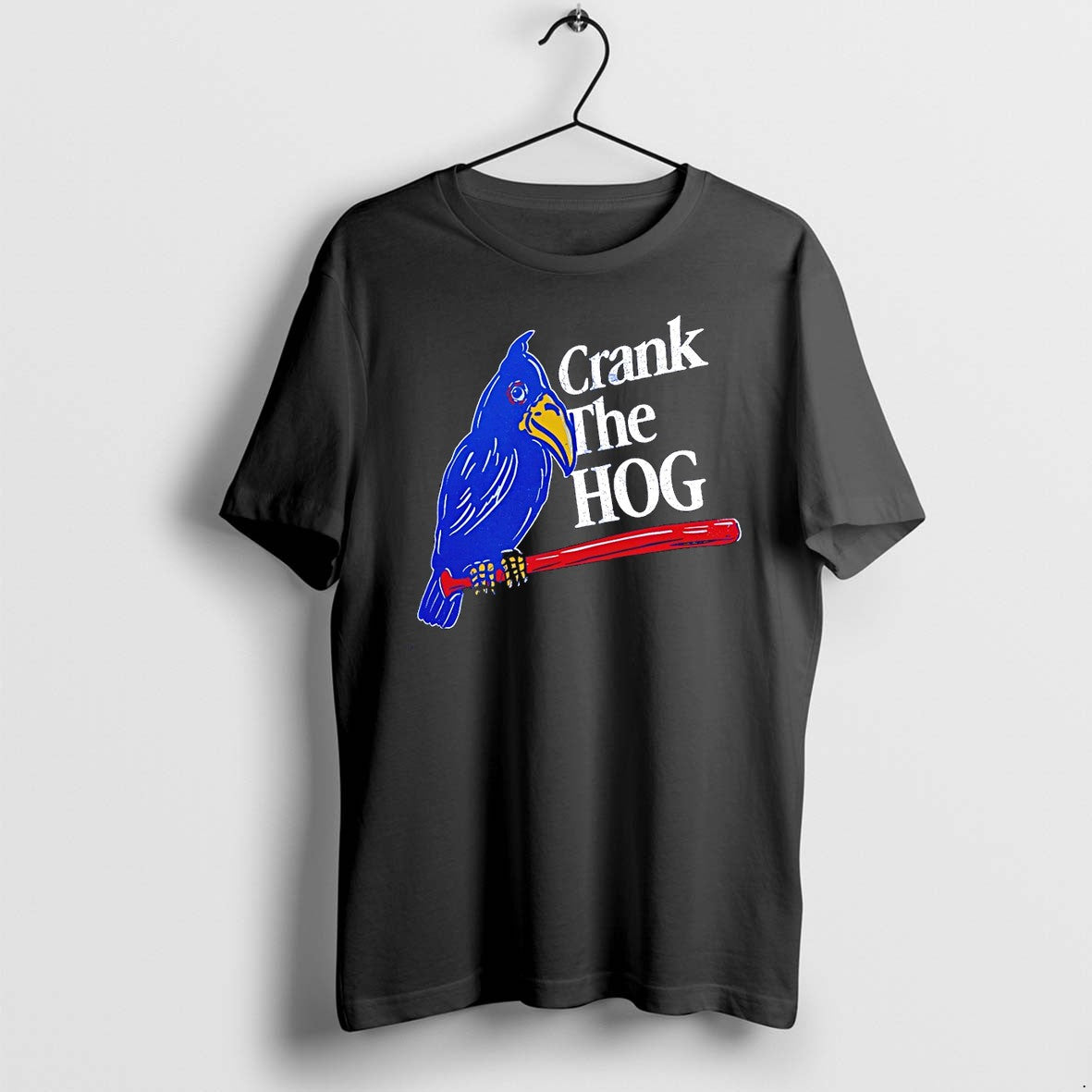 Original Kansas Jayhawks Baseball Mascot Crank The Hog Tshirts Jpg