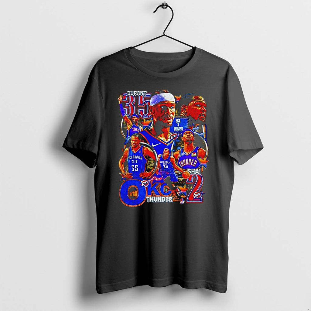 Original Kevin Durant Shai Gilgeous Alexander Okc Thunder Basketball 2026 Graphic Tshirts