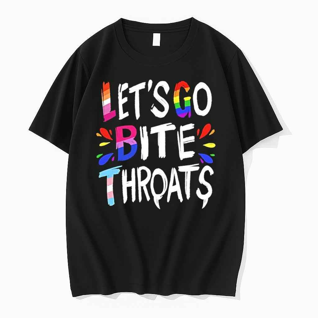 Original Lgbt Lets Go Bite Throats Tshirts Jpg