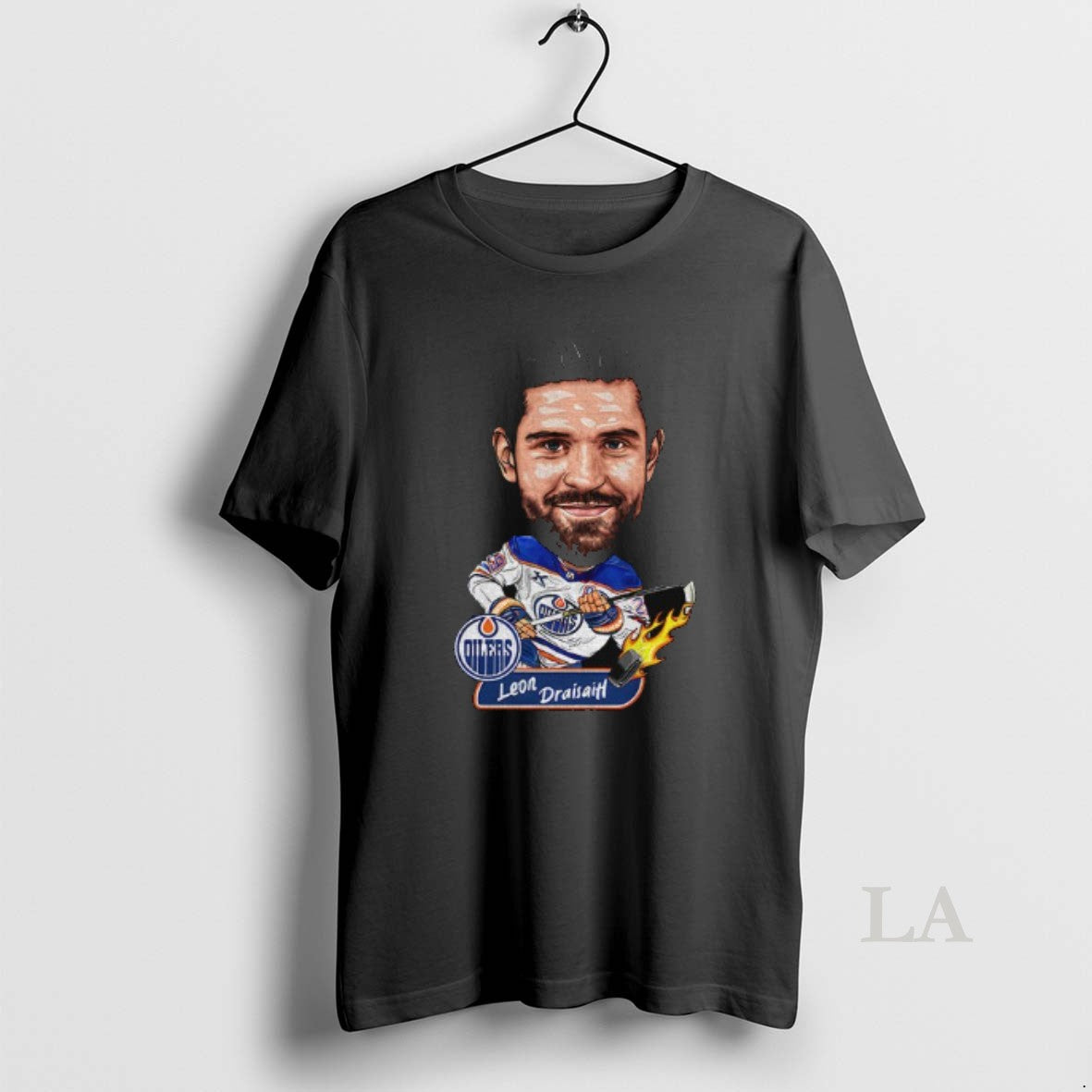 Original Leon Draisaitl Caricature Edmonton Oilers Hockey T-Shirts, Hoodie, Sweatshirt | PrintMintTees.com