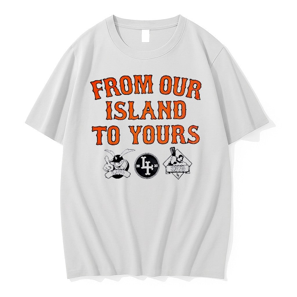 Original Los Angeles Dodgers From Our Island To Yours Tshirts Jpg