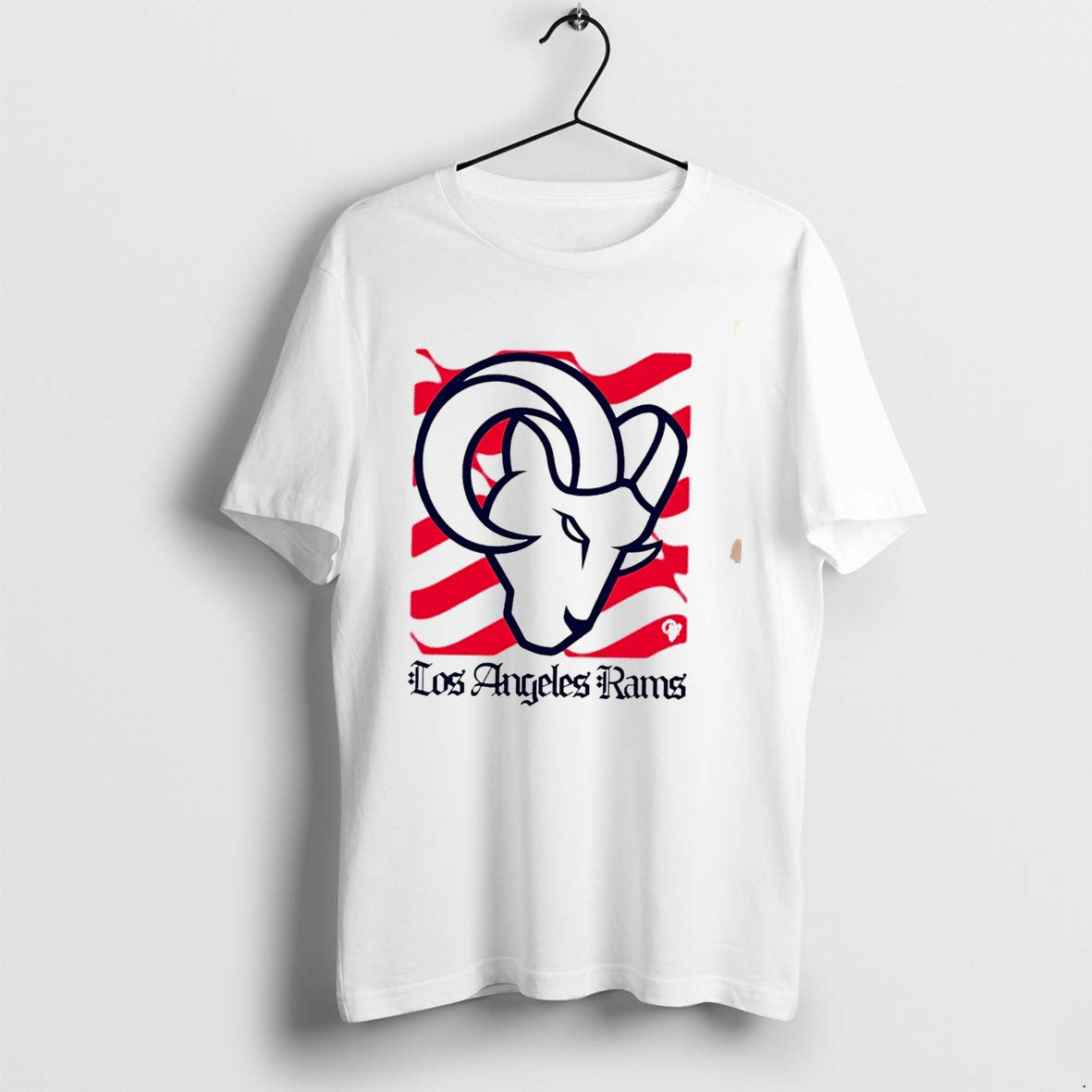 Original Los Angeles Rams American 250th Flag Heritage Wordmark Tee Tshirts Jpg
