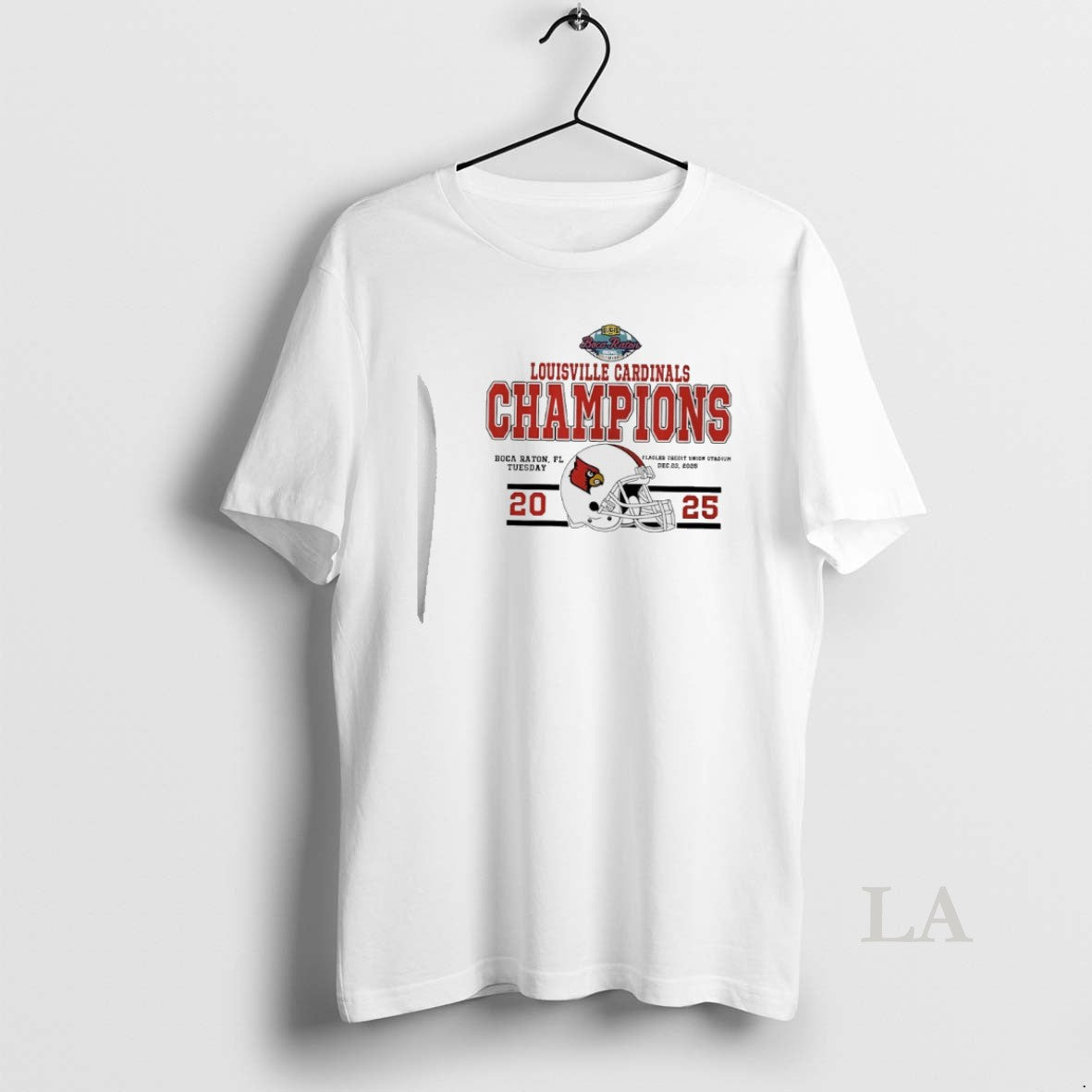 Original Louisville Cardinals Football 2025 Boca Raton Bowl Champions Helmet T-Shirts, Hoodie, Sweatshirt | PrintMintTees.com